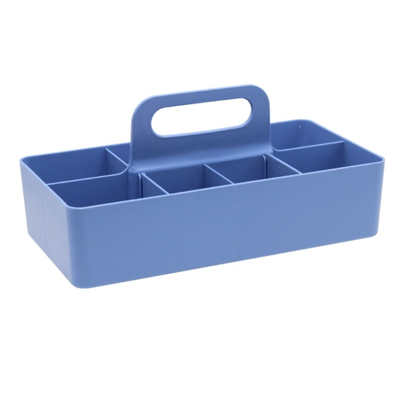 Creative Plastic Divider Storage Box Basket with Handle Multi Grid  Classification Desktop Stackable Sundries for New Dropship - AliExpress