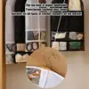 Garment Bag Large Capacity Storage Bag With Clear Window Reusable 4 Grids Wardrobe Organizer Coat Protector For Home 4