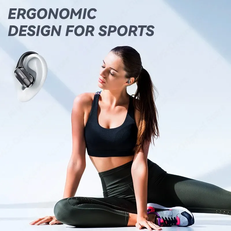 Lenovo XT80 Sports Wireless Headphones Mics Button Control LED Power Display Hifi Stereo Sound wireless headphones