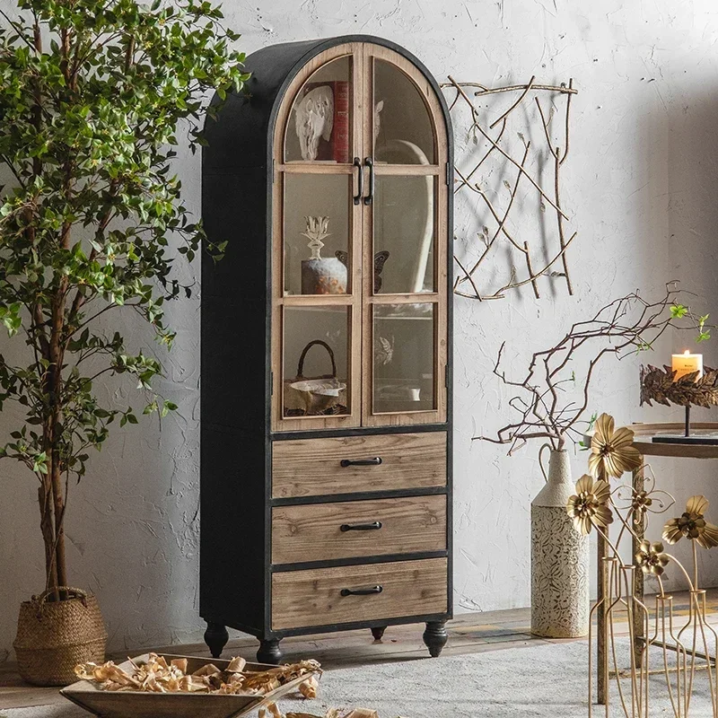 

Книжный шкаф WineIron HighSide в стиле ретро для гостиной