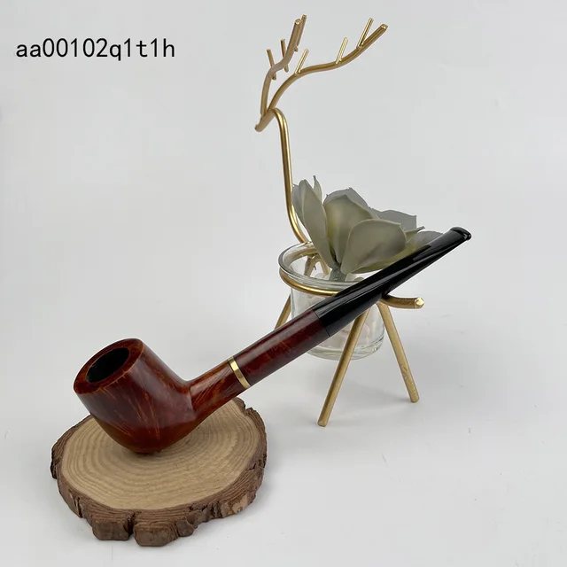 MUXIANG Classic Briar Wood Pipe Acrylic Handmade BeTobacco Pipe Stem  Replacement Smoking Pipe Mouthpieces be0091-be0107 - MUXIANG Pipe Shop