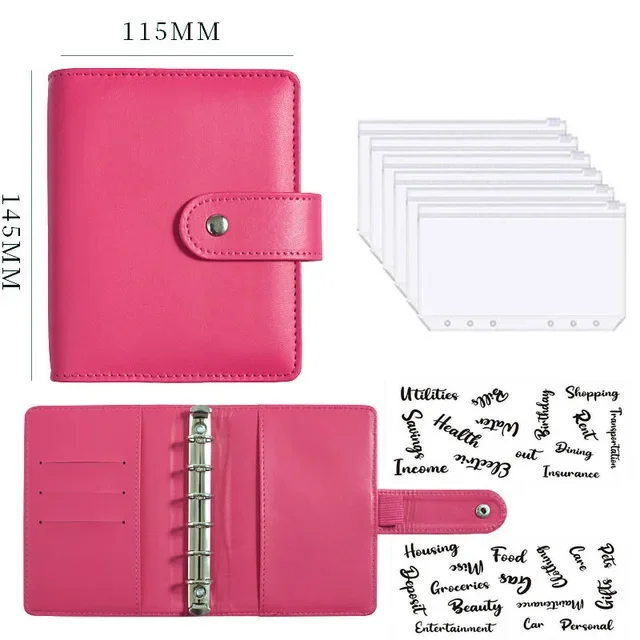 Budget Binder Notebook with Cash Envelopes for Money Management and Savings Organization