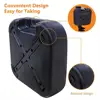 Heavy Duty Water Fillable Patio Umbrella Base Stand Square Outdoor Plastic Durable Adjustable Knob Easy Carry Adjustable Pole 4