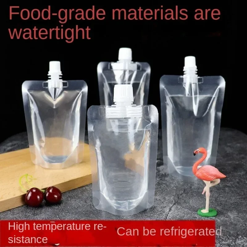 5pcs Reusable Food Storage Bags Sealed Refillable Smoothie Porridge Yogurt Milk Baby Food Pouch Random