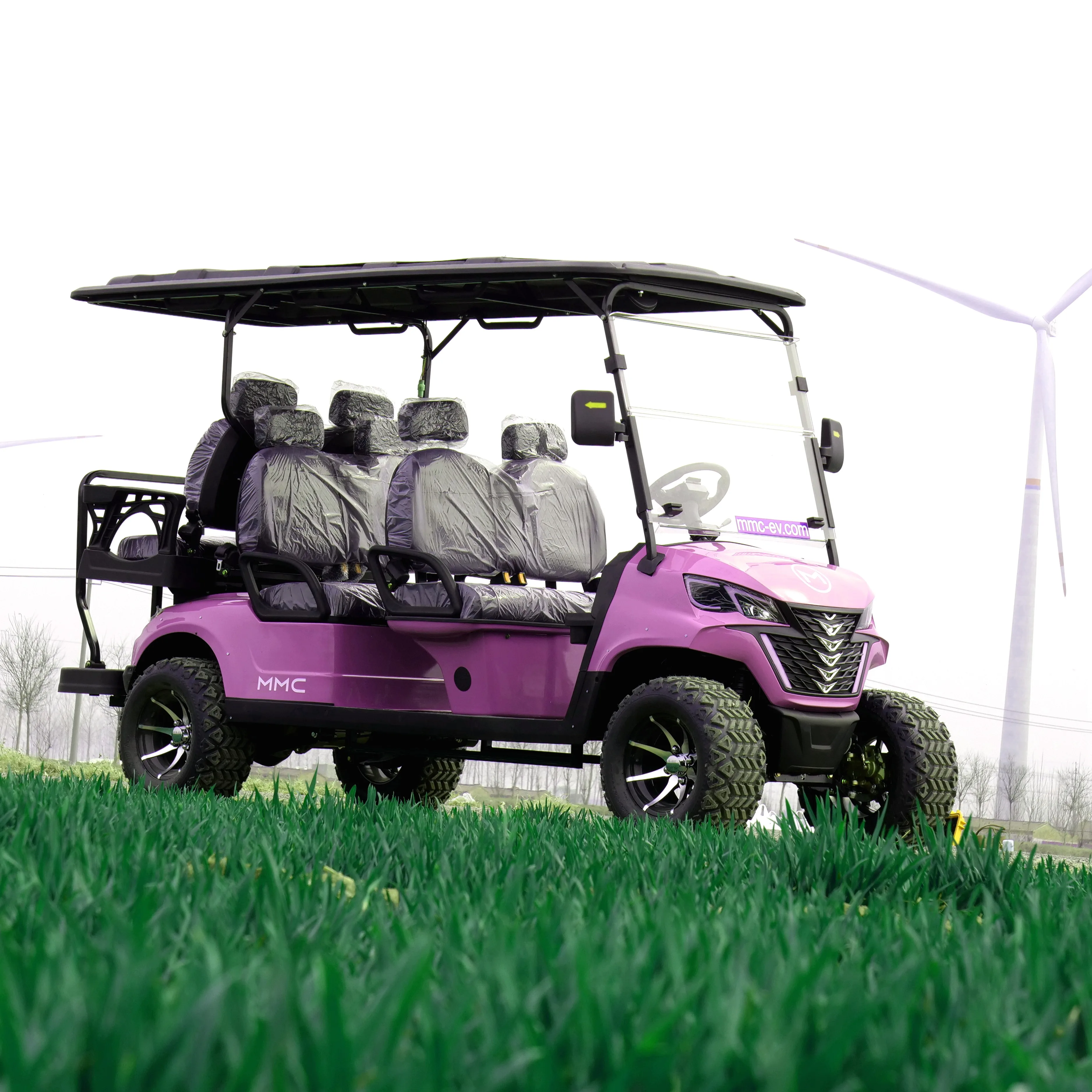 Carrelli Da Golf Fuoristrada Carrello Da Golf Elettrico A 4 Ruote Motrici Omologato Carrello Da Golf Elettrico A 4 Posti Con Alimentazione Elettrica