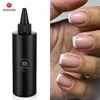 MSHARE 250ml Rubber Base Gel Camouflage Refill Milky Pink White Glitter Gold French Manicure Color Base Big Volume 2
