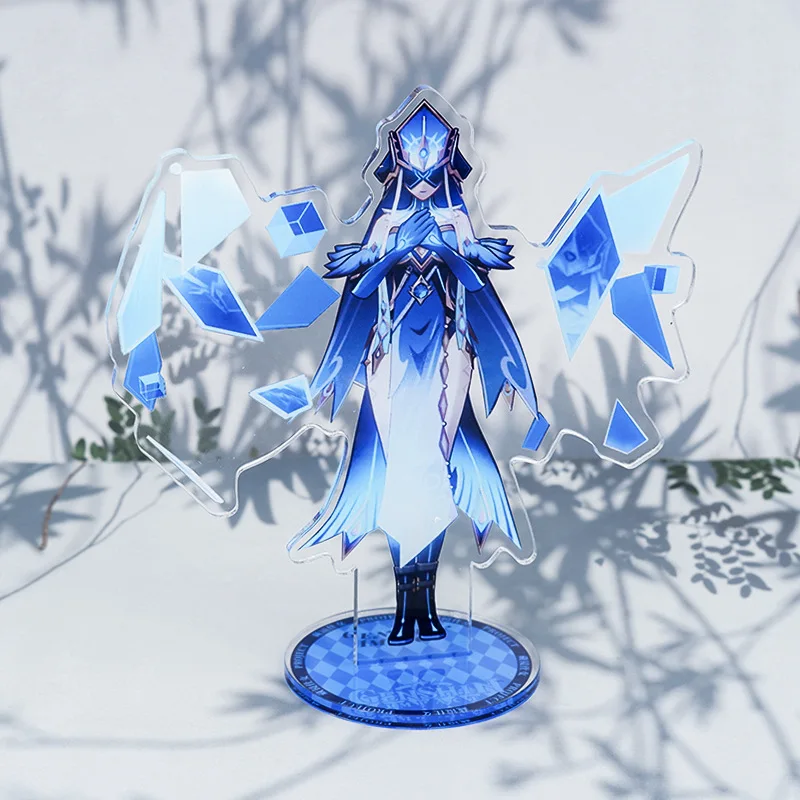 

Genshin Impact Woman Toy Figures Cartoon Man Toys Figure Acrylic Stand Model Fatui Cicin Mage Anime Desktop Jewellery Fashion