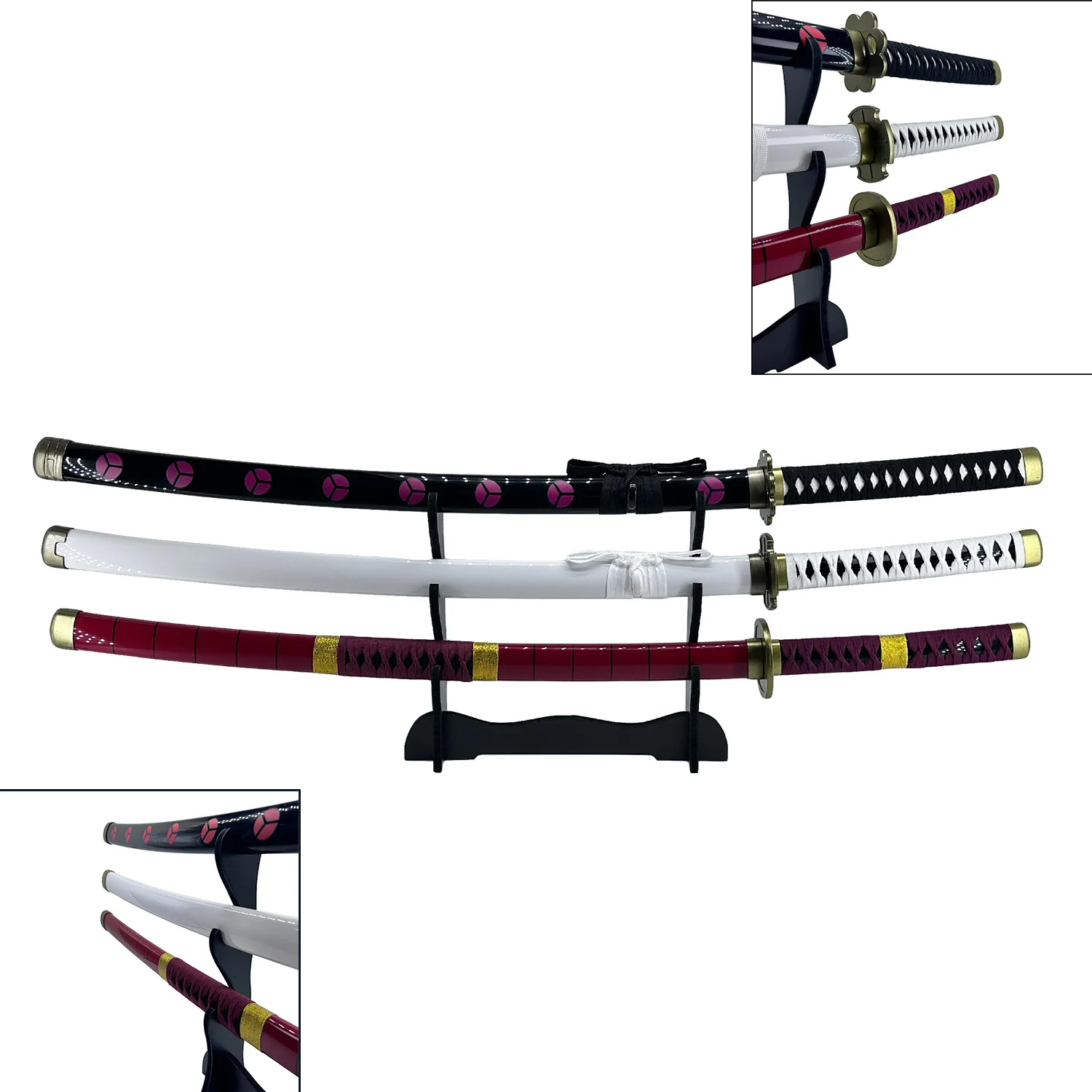 1:1 Anime Roronoa Zoro Sword – Wooden Ninja Swords for Safe and Stylish Role Play! 6