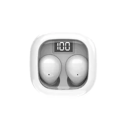 Mini Wireless Earbuds - Invisible Bluetooth Headset for Sleep, Work & Sports with HD HIFI Bass Sound Quality (White)