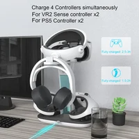 Charging Dock for PS5 PS VR2 Headset Stand Controller Charger Station LED Indicator Light Storage Helmet Earphones Bracket - Image 4