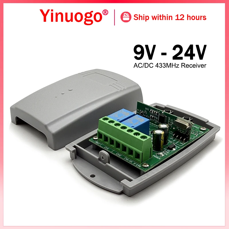 Garage Door Opener and Remote 433.92MHz Garage Door Receiver Controller For BFT MITTO 2 4 B RCB02 RCB04 etc for garage door opener,garage remote control