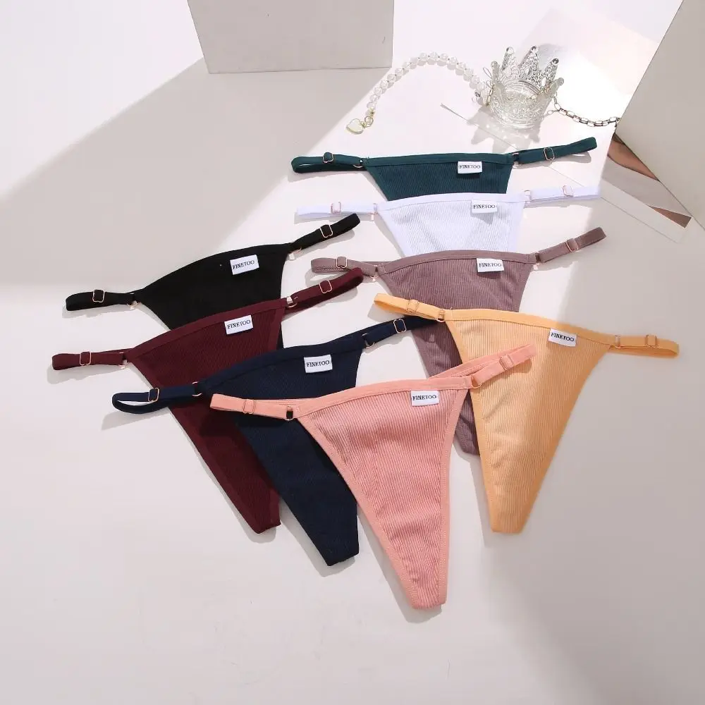 

G String Thongs Ladies Underwear Seamless Lingeries Adjustable Waist Panties Underwear Women Panties Low Waist Briefs