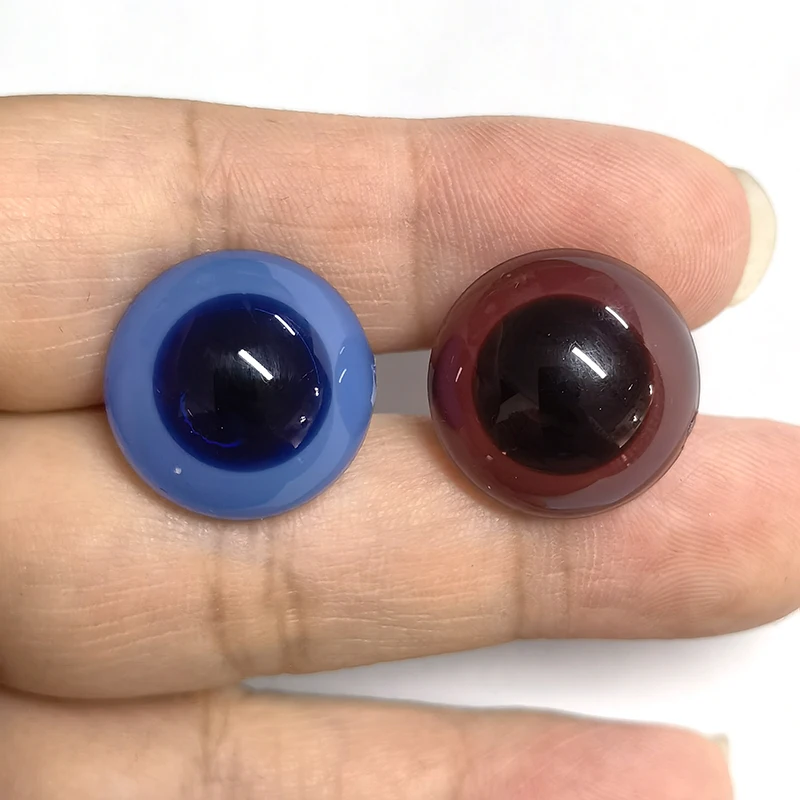 10pcs/lot 18mm Blue/Brown Safety Eyes For Doll Animal Plastic Colorful Eyes For Doll DIY Accessories
