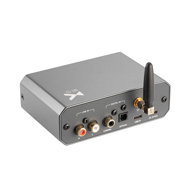 XDUOO MX-02 HD 블루투스 오디오 송신기 블루투스 5.4 USB/광/동축 LE 오디오 24비트/192kHz