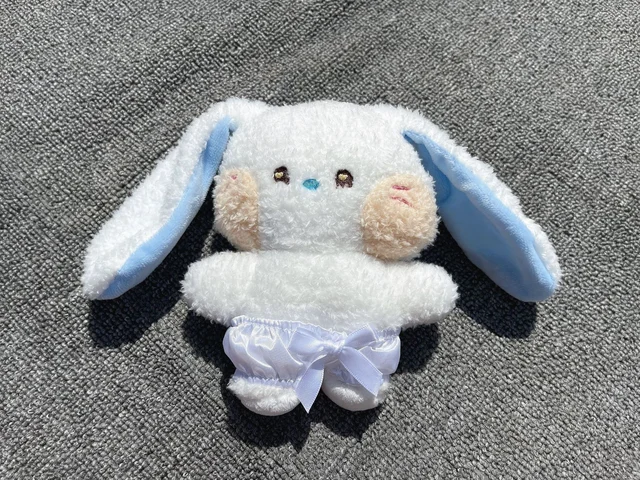 12 Fluffy Soft Cuddly Kawaii Bunny Rabbit With Blue Bow, 51% OFF