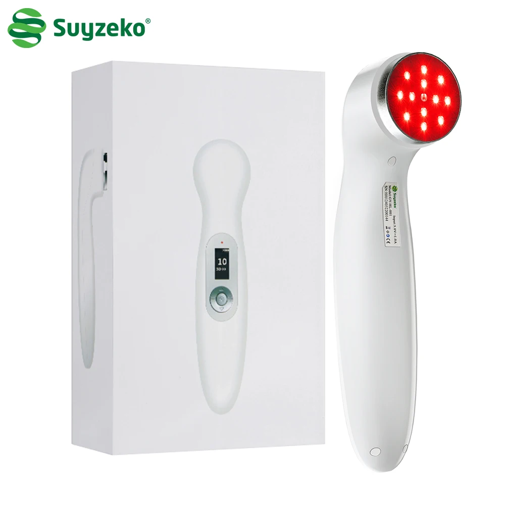 

Suyzeko Cold Laser Therapy Device Pulse Mode Red Light Physiotherapy Pain Relief for Knee Joint Muscle Body Home Personal Care