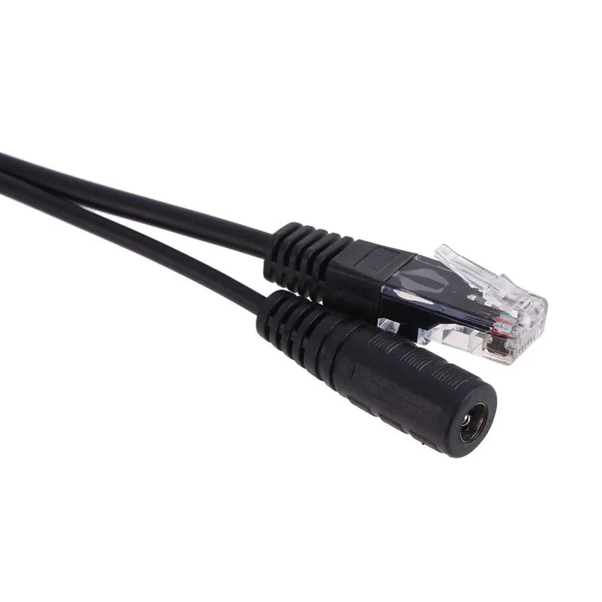 Cable POE de alimentación pasiva sobre Cable adaptador Ethernet, divisor POE RJ45, módulo de fuente de alimentación del inyector 12-48v para cámara IP