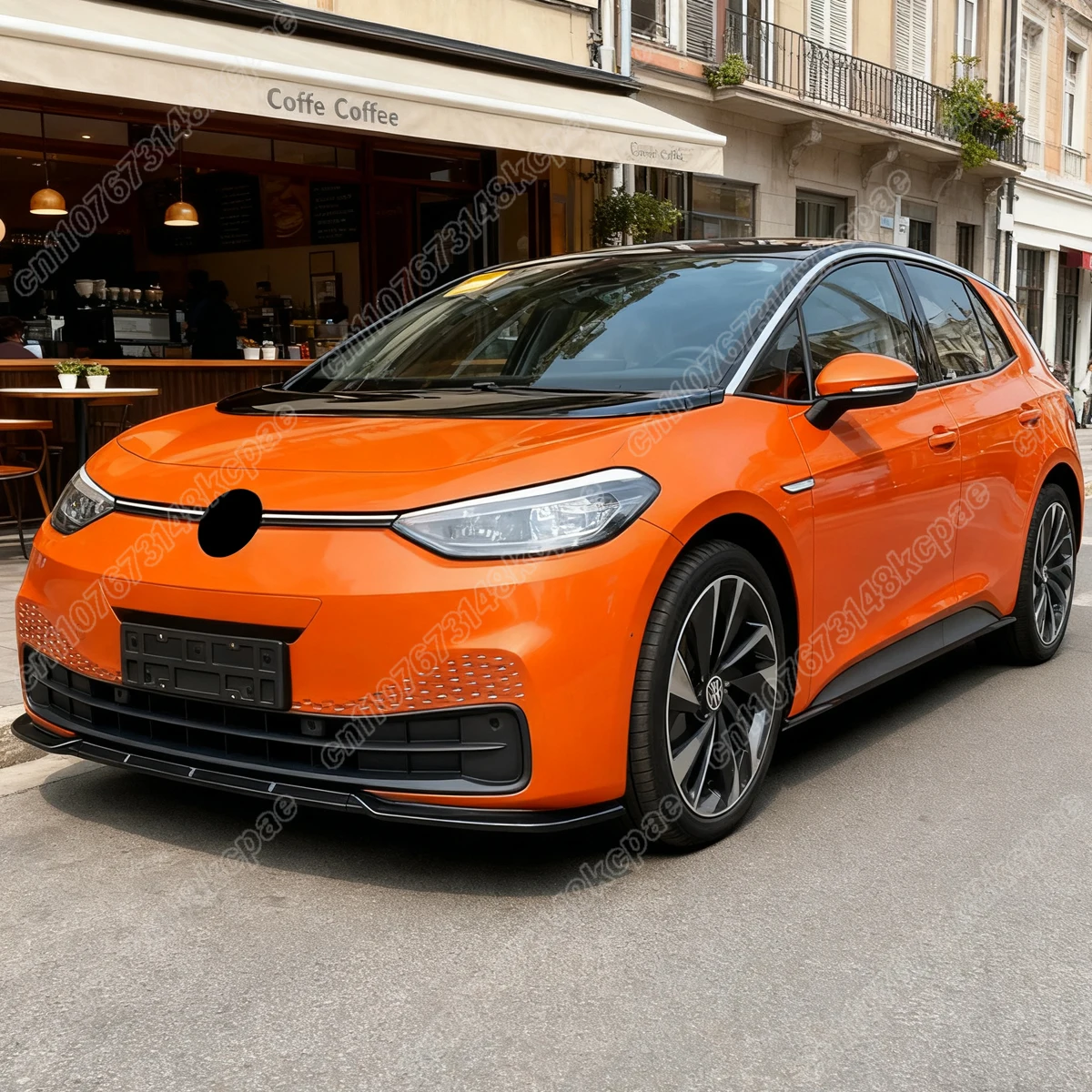 폭스바겐 VW ID.3 2019 2020 2021 2022 자동차 프론트 범퍼 스포일러 보드 스플리터 개조 장식 액세서리
