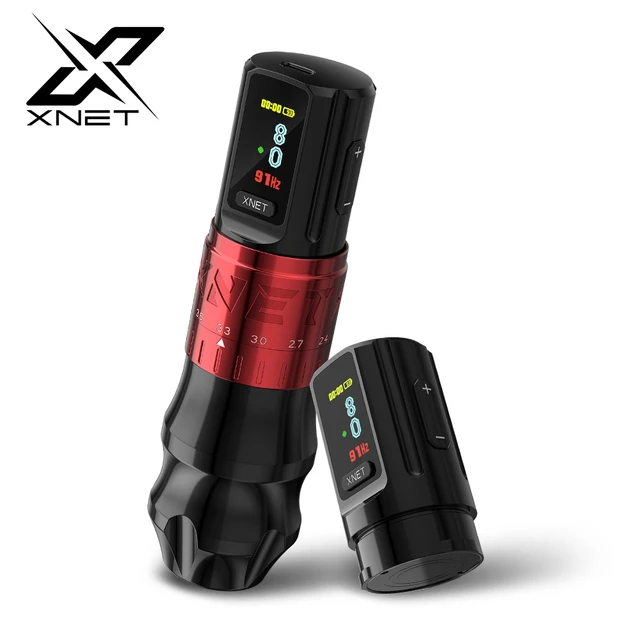 XNET Bestia Professional Wireless Tattoo Machine Pen Adjustable Stroke  2.4-4.2mm OLED Display 2400mAh Battery For Tattoo Artists - AliExpress