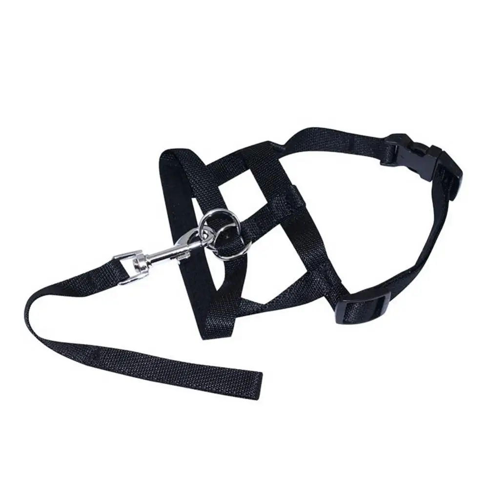 Anti Bite Adjustable Leader Belt Dog Pet Collar No Pull Bite Straps Harness Head Collar Muzzle Halter Training Leash