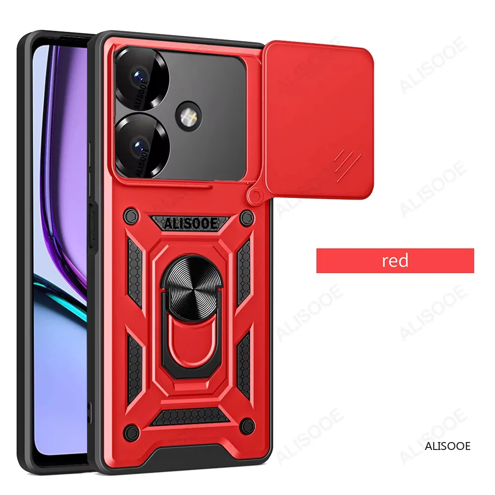 RankOne Custodia Morbida In Silicone TPU Per Realme XT / Realme X2, Colore Rosso