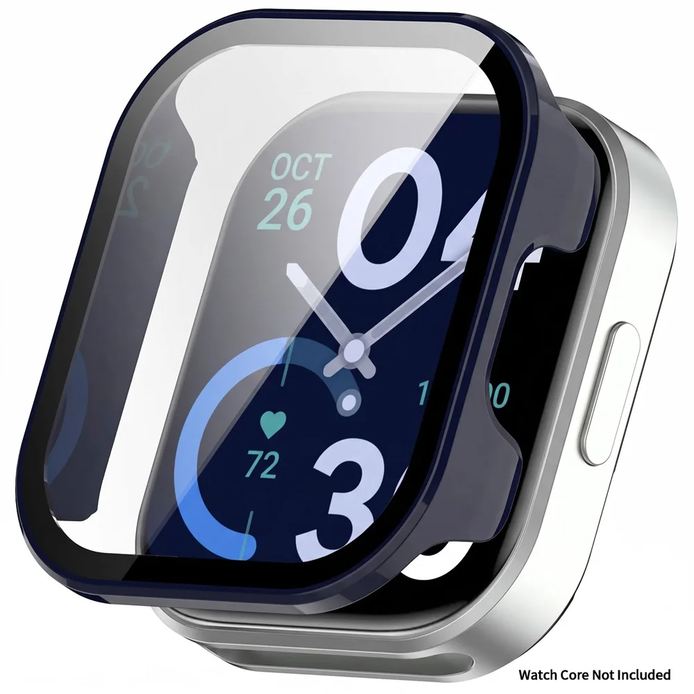 Enhanced Case with Tempered Glass - Anti-Scratch Full Cover Bumper Shell