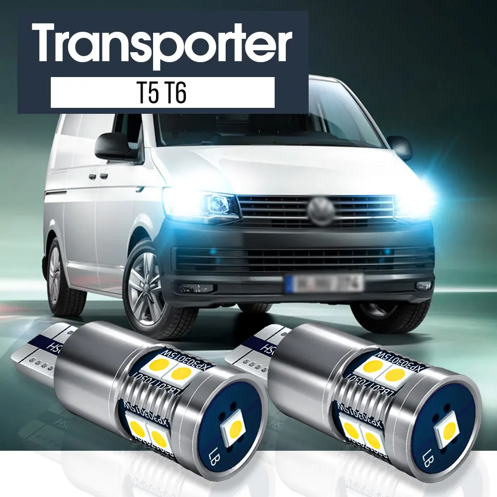 Luz LED de estacionamiento para coche VW, accesorios de lámpara de espacio libre Canbus para VW Transporter mk5 mk6 T5 T6 2003-2016 2004 2006 2007 2008 2009, 2 unidades