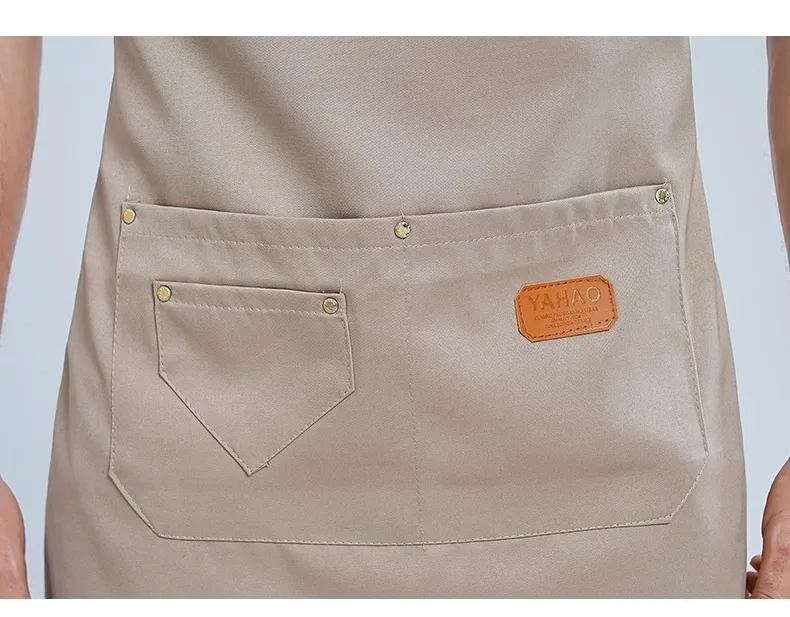 Unisex-Schürze mit individuellem Druck, langlebig, für Damen und Herren, Küche, Kochen, Arbeitskleidung, Chef, Barista, Kellnerin, vielseitige Schürze – Detail 7
