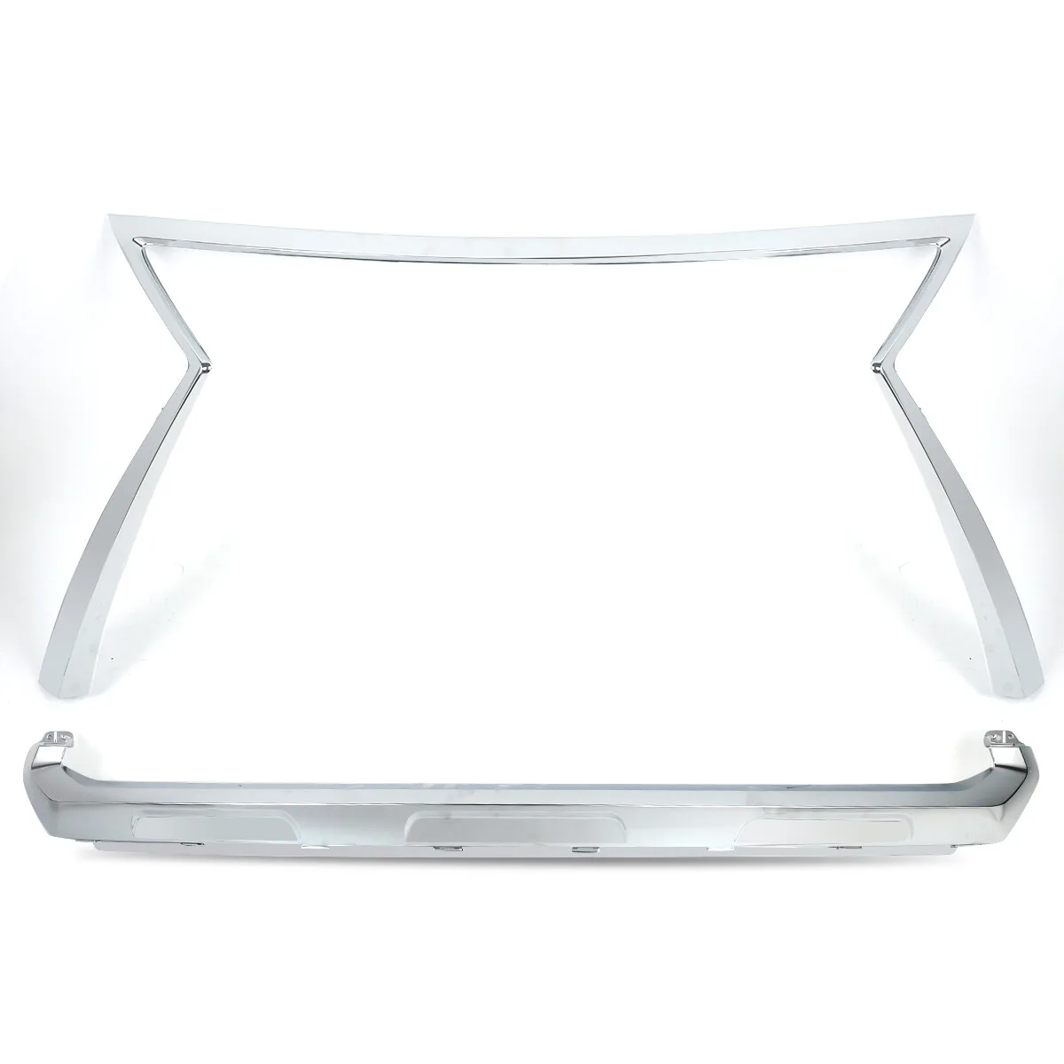 Frontstoßstangengrill für Lexus RX350 RX350L RX450h 2016 2017 2018 2019, vorderer oberer Kühlergrill, schwarzes Chromgehäuse, direkt ersetzen – Detail 7