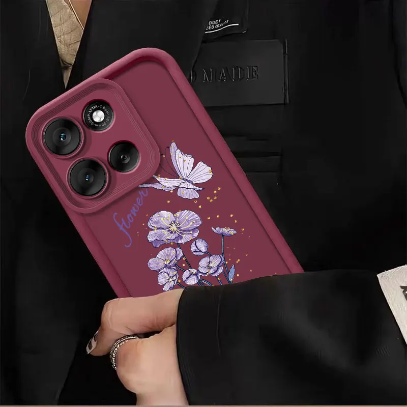Fashion Flower Soft Silicone Shockproof Protective Case