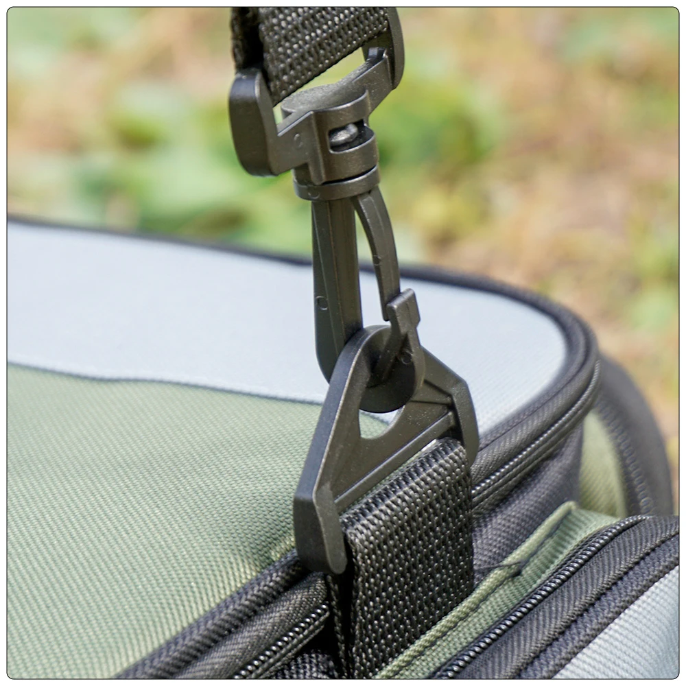 Hirisi W127 Große Kapazität Oxford Angelgerät Tasche Multifunktionale Outdoor Angeln Umhängetaschen Angelrolle Werkzeug Aufbewahrungsbox – Detail 9