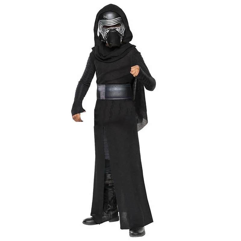 Kylo Ren Costume Per Bambini Film Star Wars Kylo Ren Costume Cosplay Robe Mask Belt Suit Costumi Di Carnevale Di Halloween Per Bambini