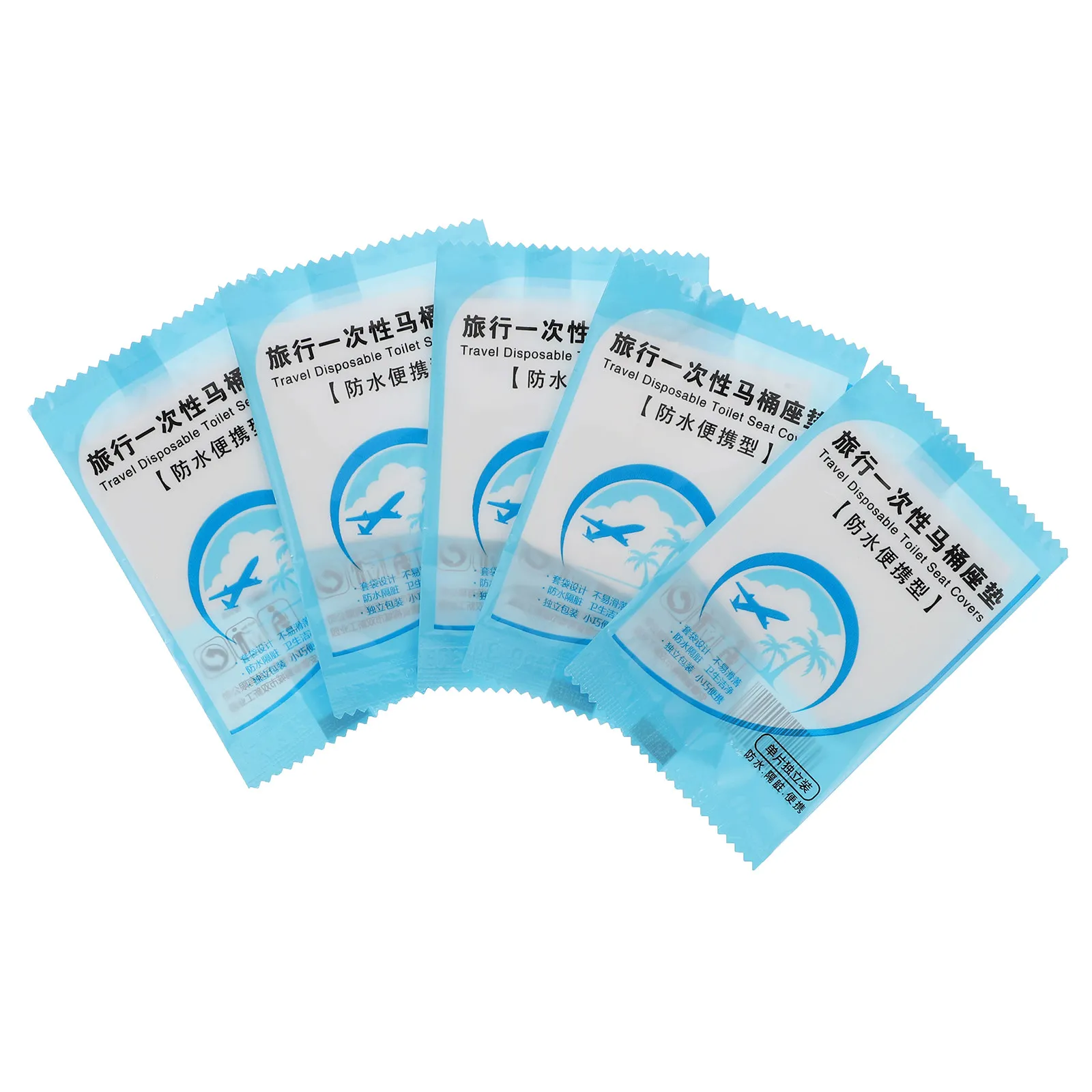 50Pcs 휴대용 일회용 변기 커버 두꺼운 찢어짐 방지 방수 장벽 편안한 변기 쿠션 여행 야외