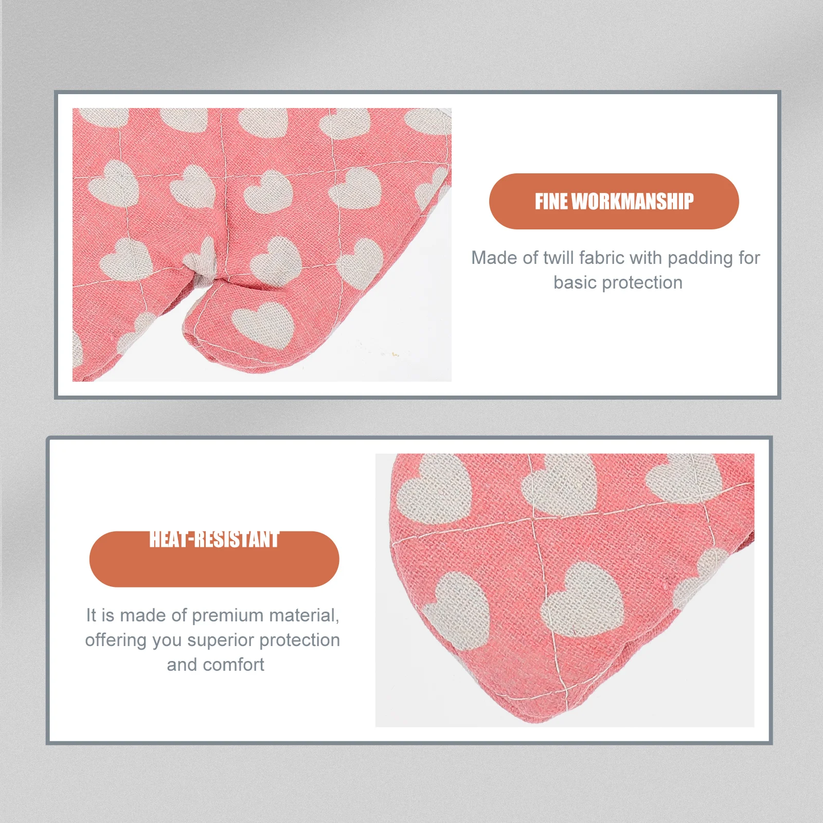 Kids Oven Mitts Heat Insulation Anti Scald Small Cooking Gloves Cotton Kitchen Mittens Baking Tools Children Cooking Mitts 2 Pcs