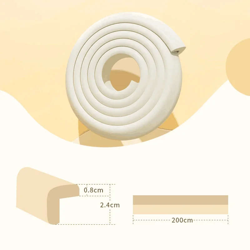 2M Baby Safety Corner Protector Home Furniture Corners Angle Protection Child Safety Table Corner Protector Tape silicone table corner protector,table corner protector,table edge protector,furniture anti collision strip