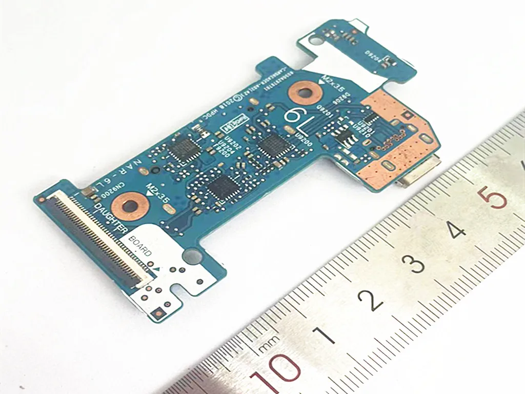 para hp 340 g5 14-dp 14s-cf 14-dk 14-cr 14-df 14s-cr 14s-cr0004tx Placa de Energia Placa de Leitor de Cartão Usb 6050a2979701 Novo - Imagem 3