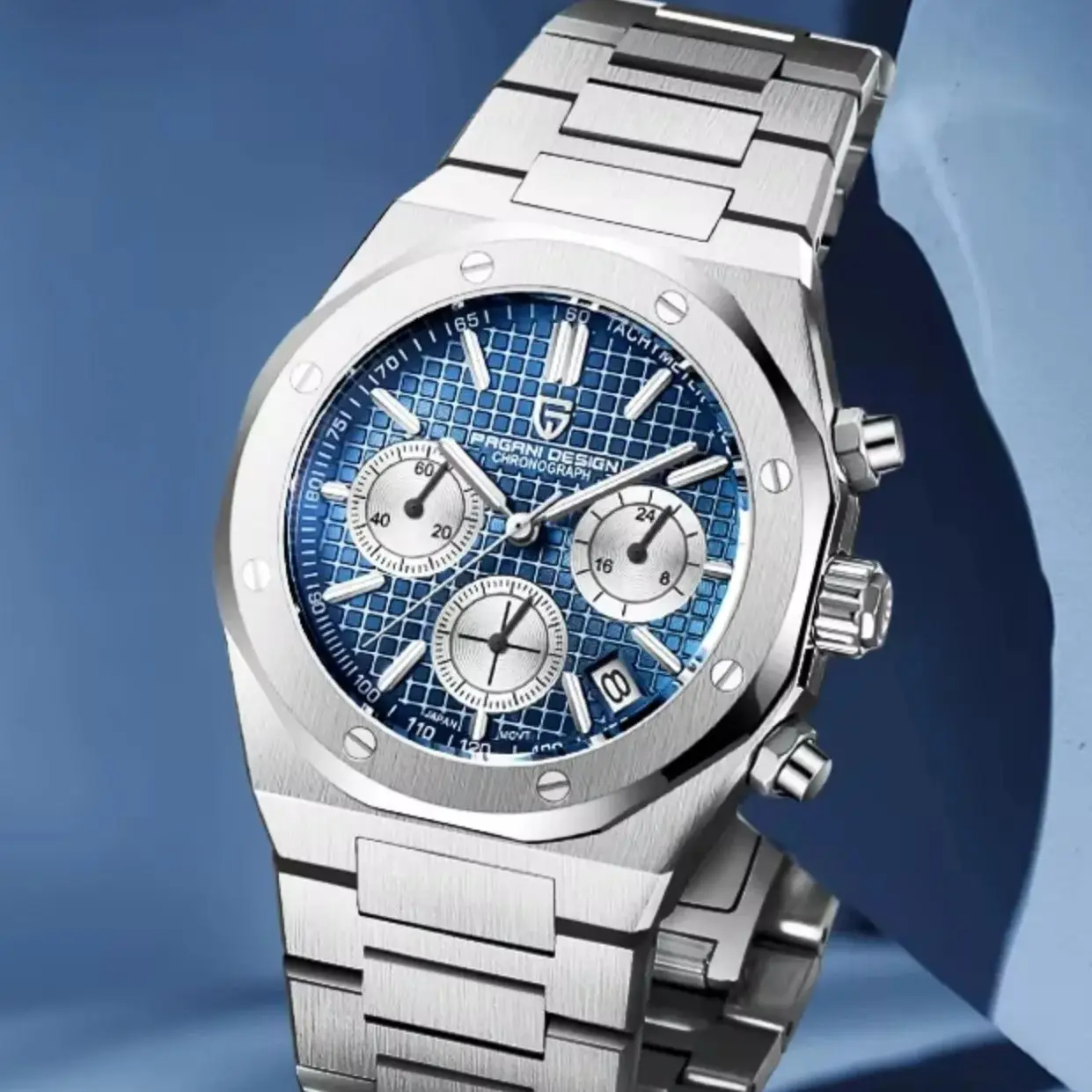 PAGANI DESIGN PD1707 Men's Quartz Watches 40MM Stainless