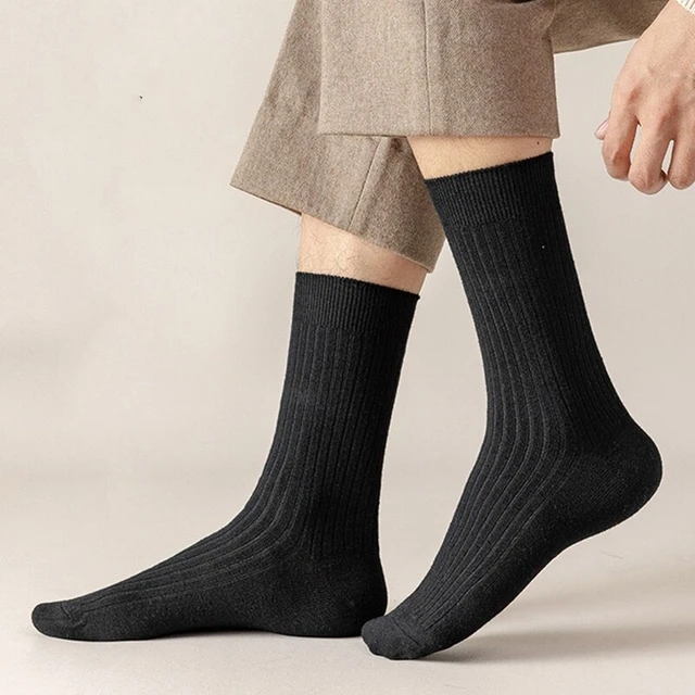 Calcetines de lana gruesa caliente para Hombre, Calcetines de invierno  gruesos para Hombre