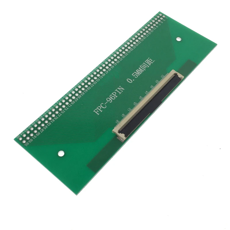 FPC/FFC 어댑터, Ln-라인 96 핀 피치 LCD 베이스 테스트 보드, 유리 섬유 FR-4, 0.5mm-2.54mm, 1 개