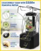Commercial Blender with Soundproof Shield, 2200 Watt Professional Blenders for Kitchen with 80oz Jar and Self- 6