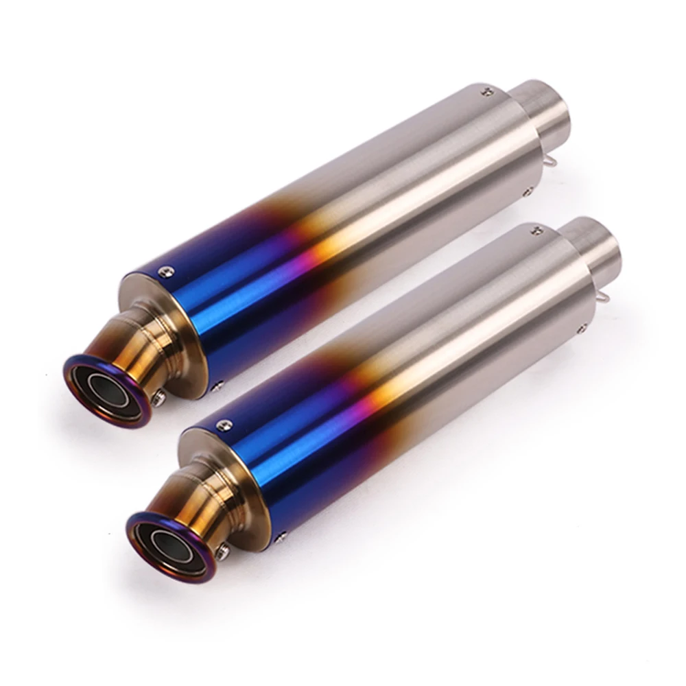Universal 36-51Mm Motorcycle Exhaust Pipe Escape Scooter Muffler With Db Killer Silencer For Bmw Cb400 Ninja400 Cb1000R