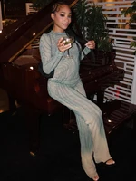 Julie Printed Full Sleeve O-neck Pant Set 1