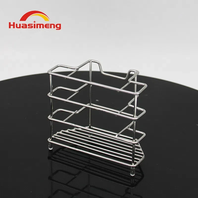 Stainless Steel Bathroom Toothbrush Holder Wall Hanging Multifunctional Toothpaste, Toothbrush, Shaver Storage Rack