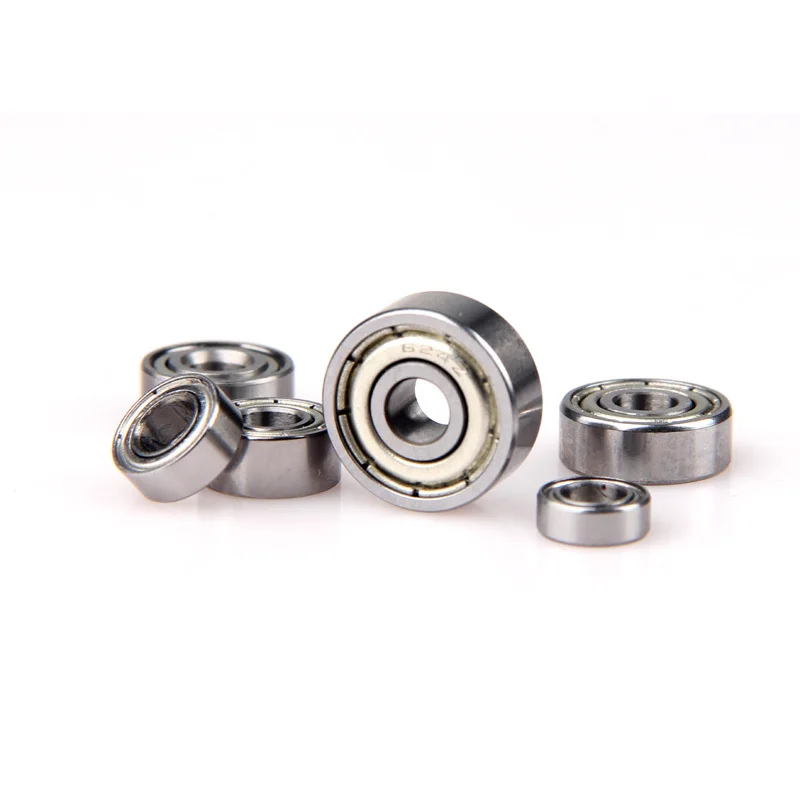 10PCS ABEC-7 Flange Ball Bearing 608zz 623zz 624zz 625zz 635zz 626zz 688zz 3D Printers Parts Deep Groove Flanged Pulley Wheel ball bearings