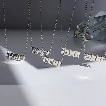 Birth Year Number Necklace 1