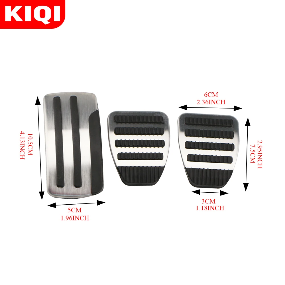 Car Gas Brake Pedals Pedal Cover for Nissan X-trail T31 2010-2013 Qashqai J10 2012-2015 Teana 2010-Stainless Steel,car accessories,car pedals,pedal cover,stainless steel pedal cover