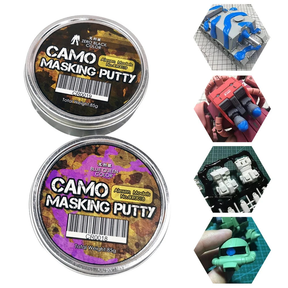 Modèle de pulvérisation de réservoir CAMO, mastic de masquage de Camouflage, bricolage, coloration, boue, outil de modèle militaire