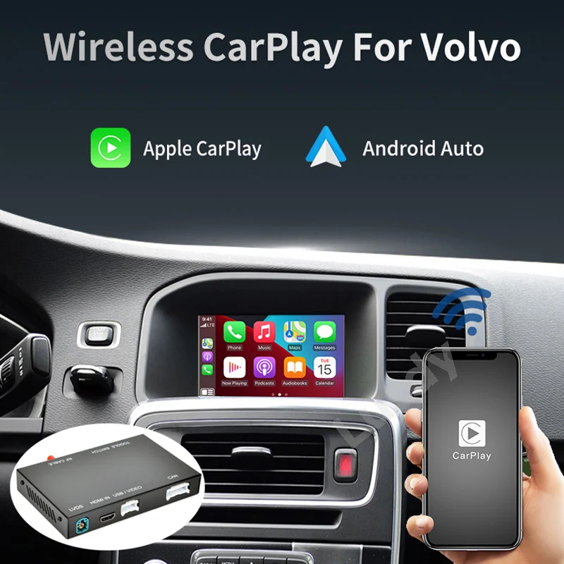 WirelessCarPlayAndroidAutoforVolvoXC60S60V40V60CarModuleBox