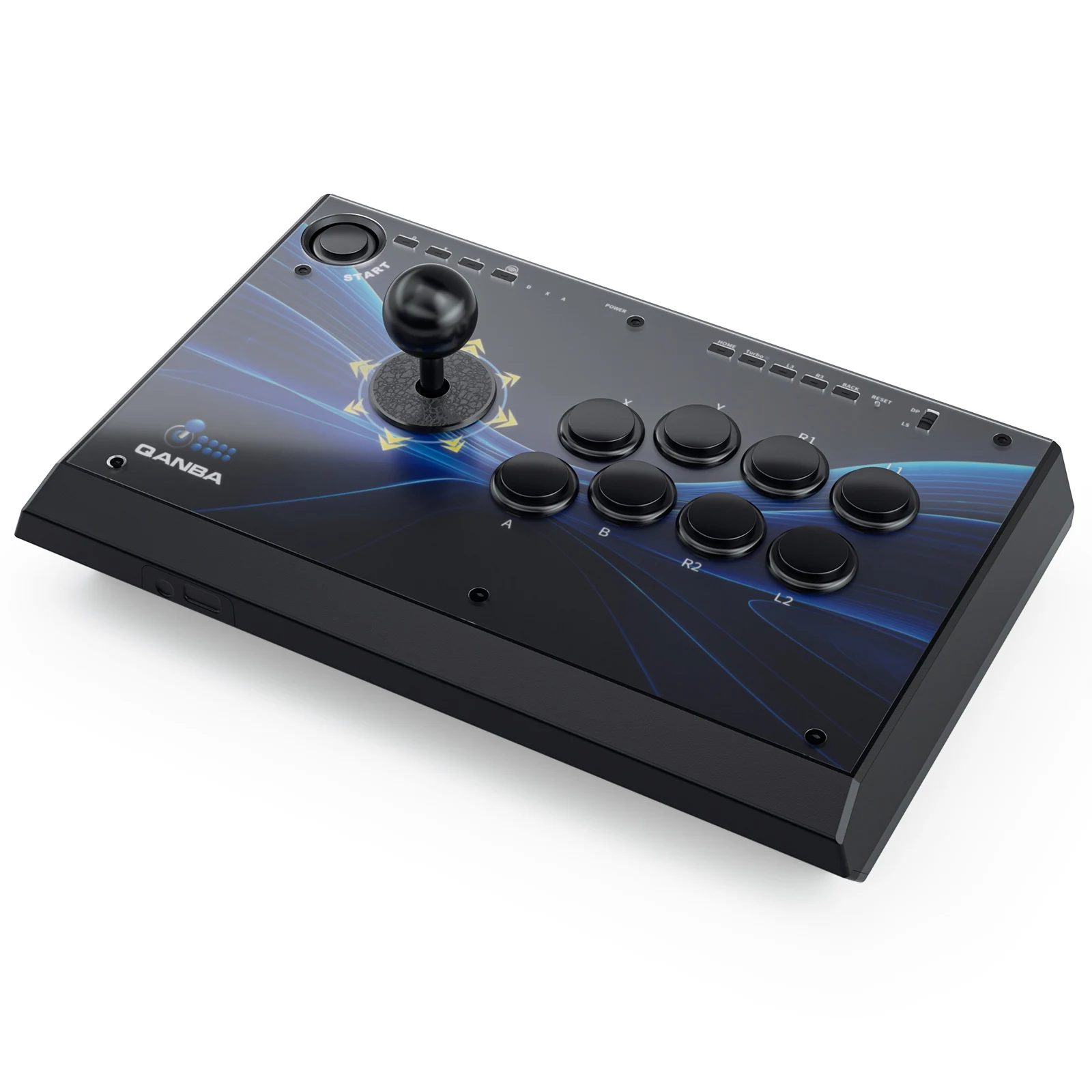 QANBA Q1-WL 아케이드 게임 조이스틱 2.4G 무선 듀얼 모드 연결 아케이드 격투 스틱 (PC/스위치/안드로이드/TV 호환)