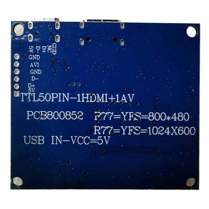 for HDMi Controller Board LCD Controller Board for TTL 50Pin 7300101463 800x480 TFT LCD Screen Display